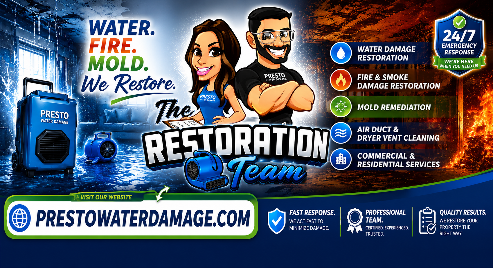 Presto Water Damage's Store