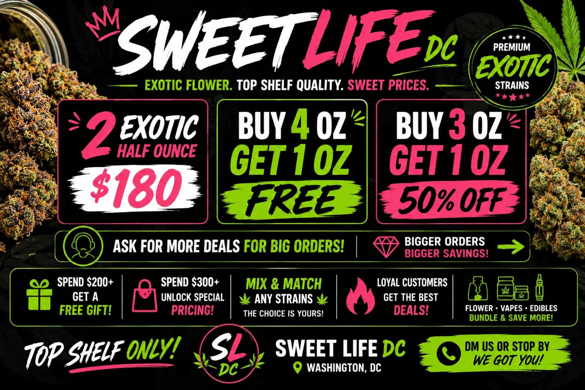 Sweetlife DC Dispensary's Store