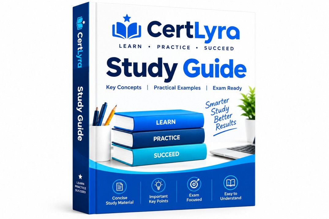 Certlyra – Certification Study Guides, IT Exam Professional Development Information's Store
